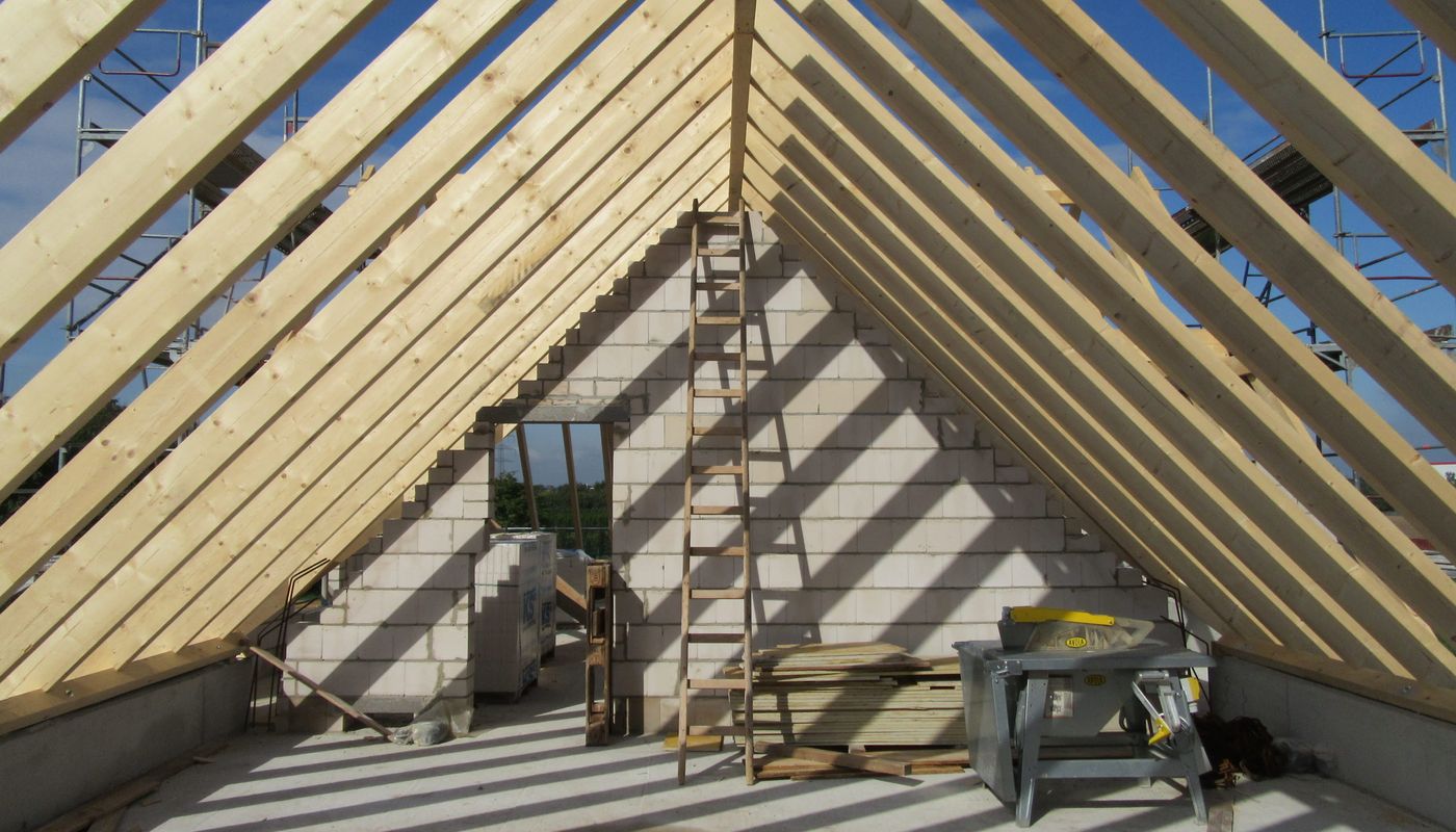 Dachstuhl aus Holz von Reiners Holzbau